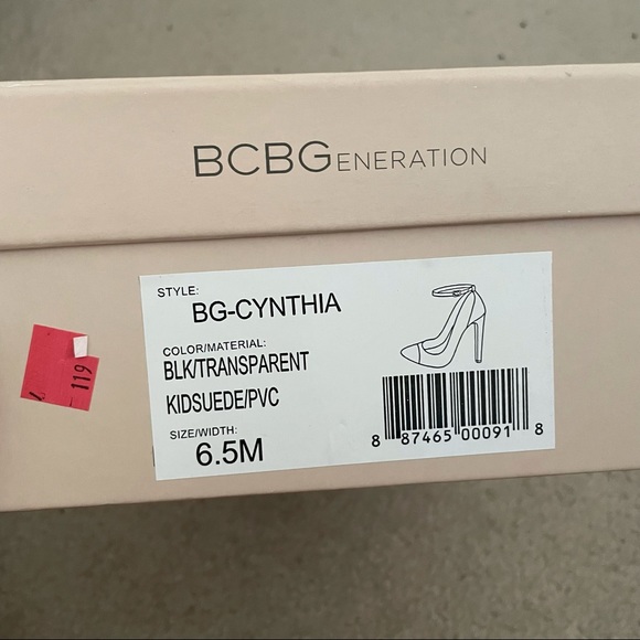 BCBGeneration Cynthia Clear & Black Pump - Picture 7 of 7